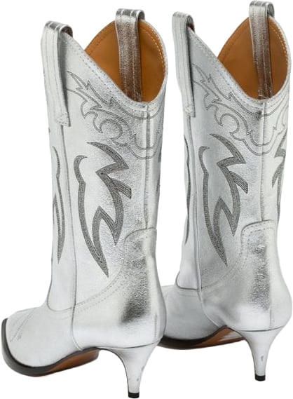 Moschino Multicolor Viscose High Heel Boots Divers
