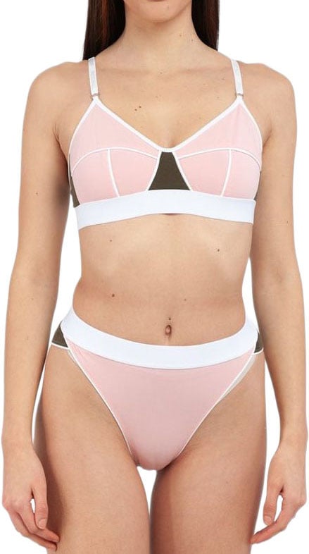 Moschino Multicolor Cotton Bra Divers