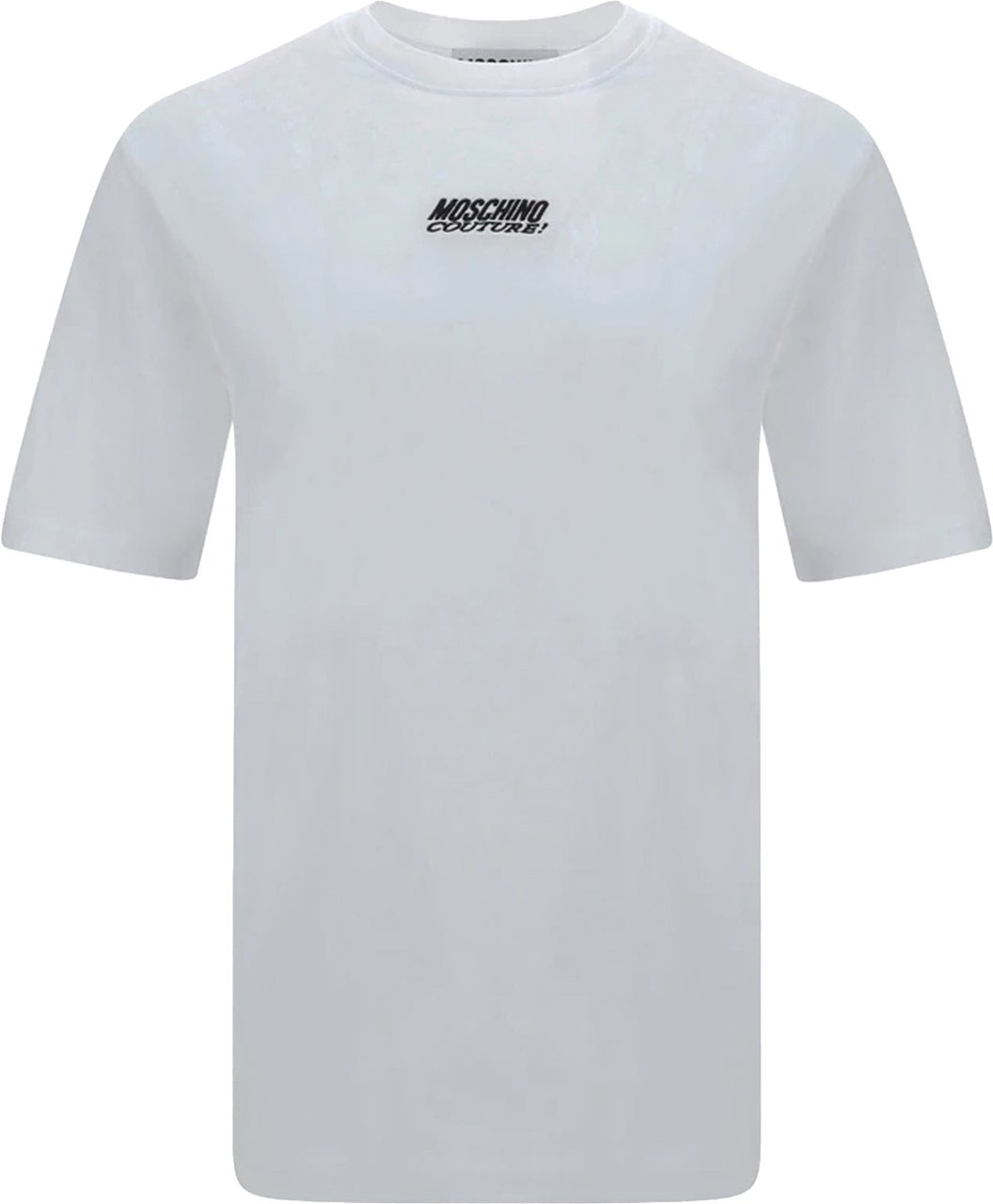 Moschino Logo Embroidered T-Shirt Wit