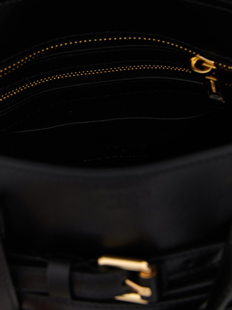 Moschino Black Polyester Handbag Zwart