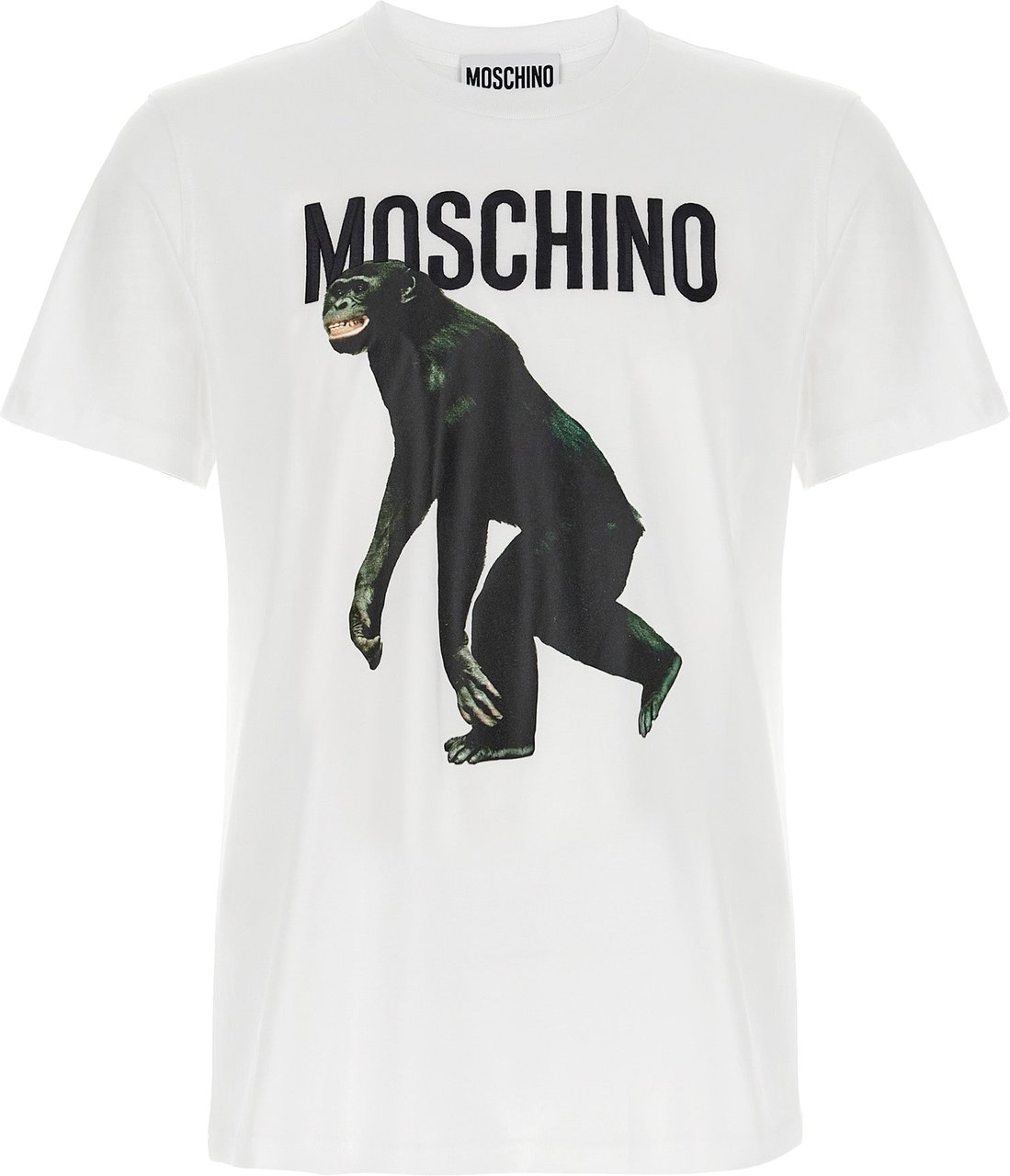 Moschino White Cotton T-Shirt Wit