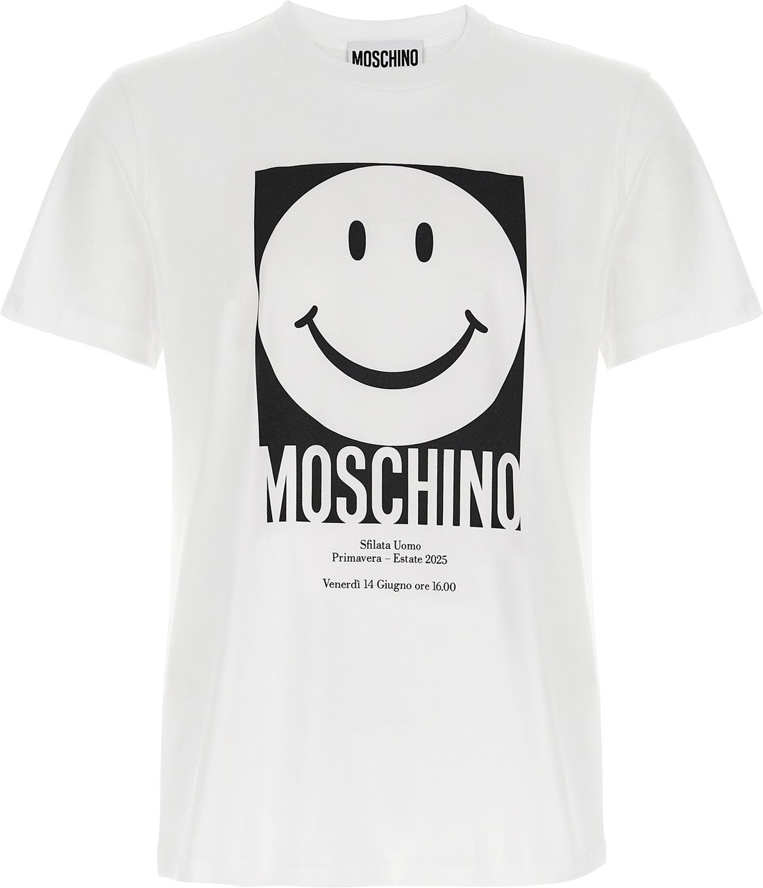 Moschino White Cotton T-Shirt Wit