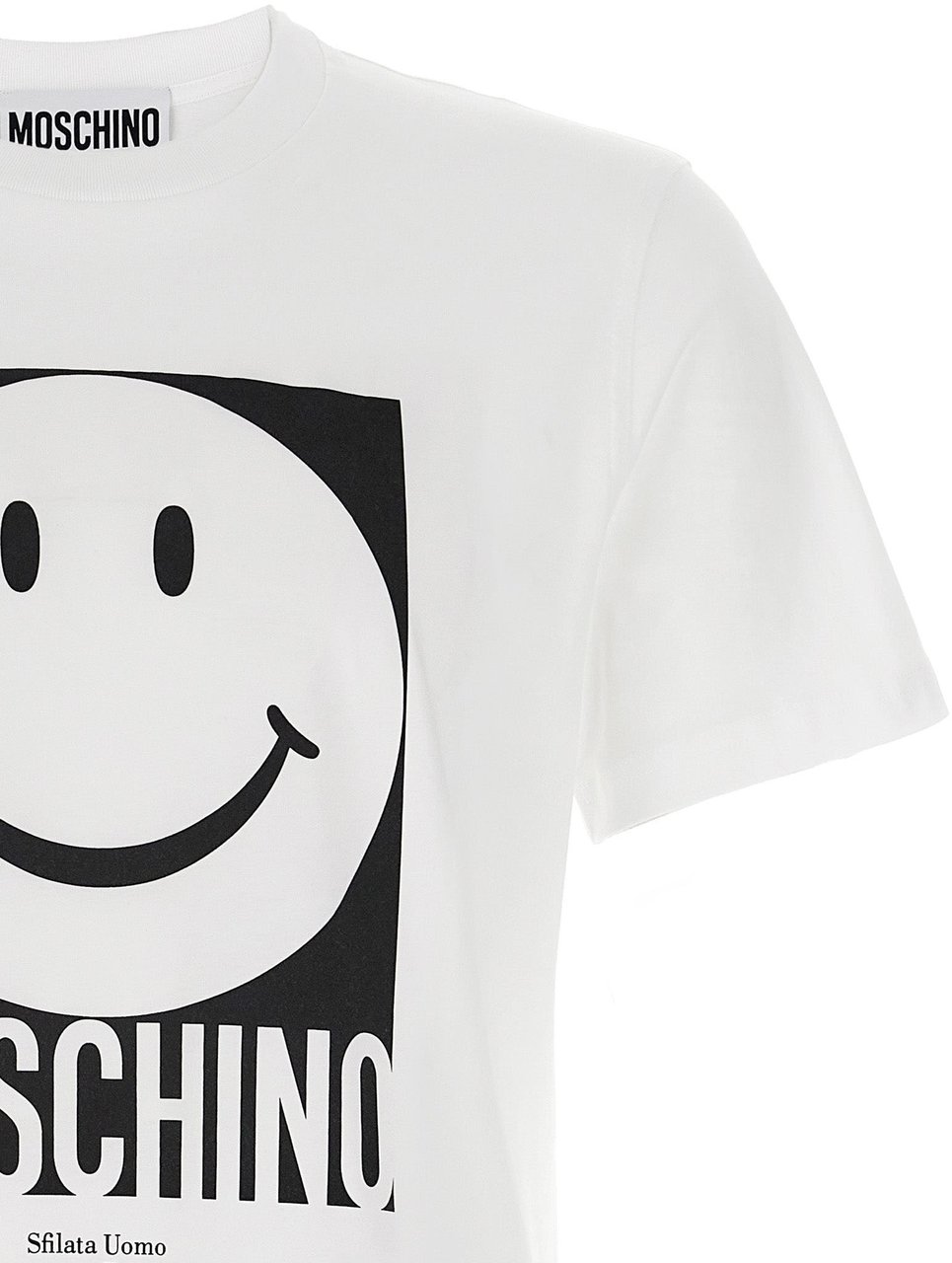 Moschino White Cotton T-Shirt Wit