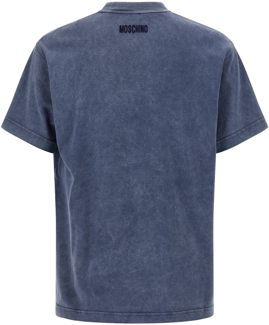 Moschino Blue Cotton T-Shirt Wit