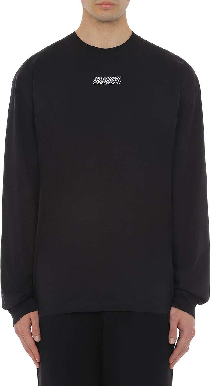 Moschino T-Shirts And Polos Black Zwart