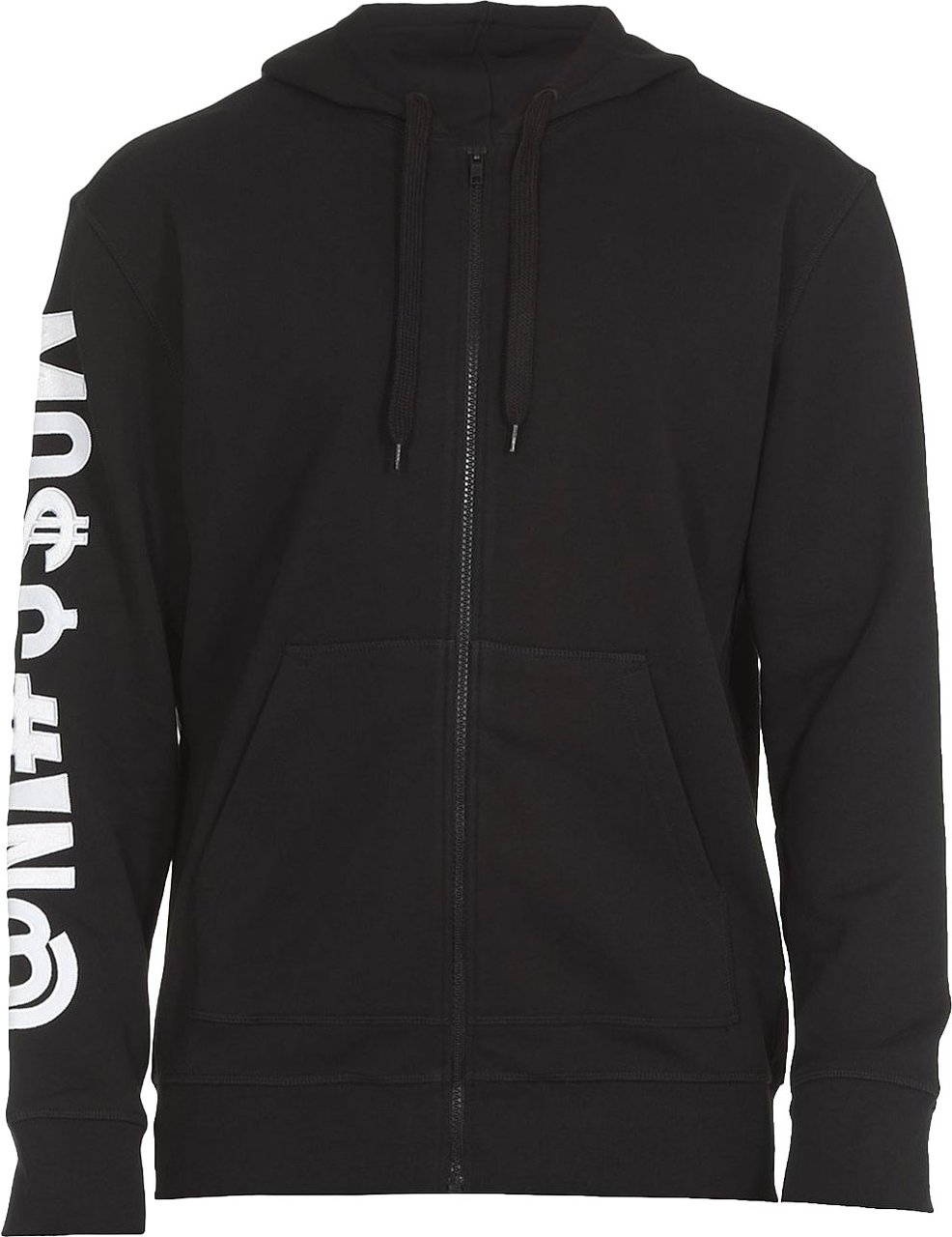 Moschino Couture Cotton Zip-Up Sweatshirt Zwart