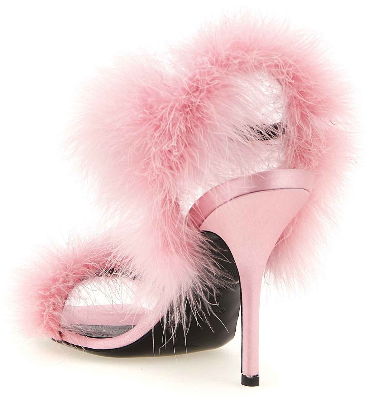 Moschino Multicolor Viscose Stiletto Heel Sandals Divers