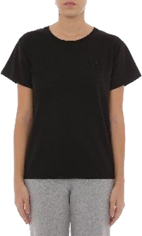 Moschino Black Cotton T-Shirt Grijs