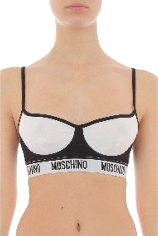 Moschino Multicolor Cotton Bra Divers