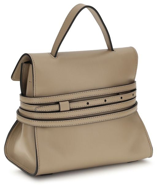 Moschino Beige Goatskin Handbag Beige
