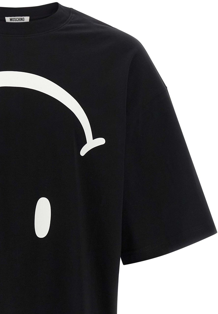 Moschino Bicolor Cotton T-Shirt Divers