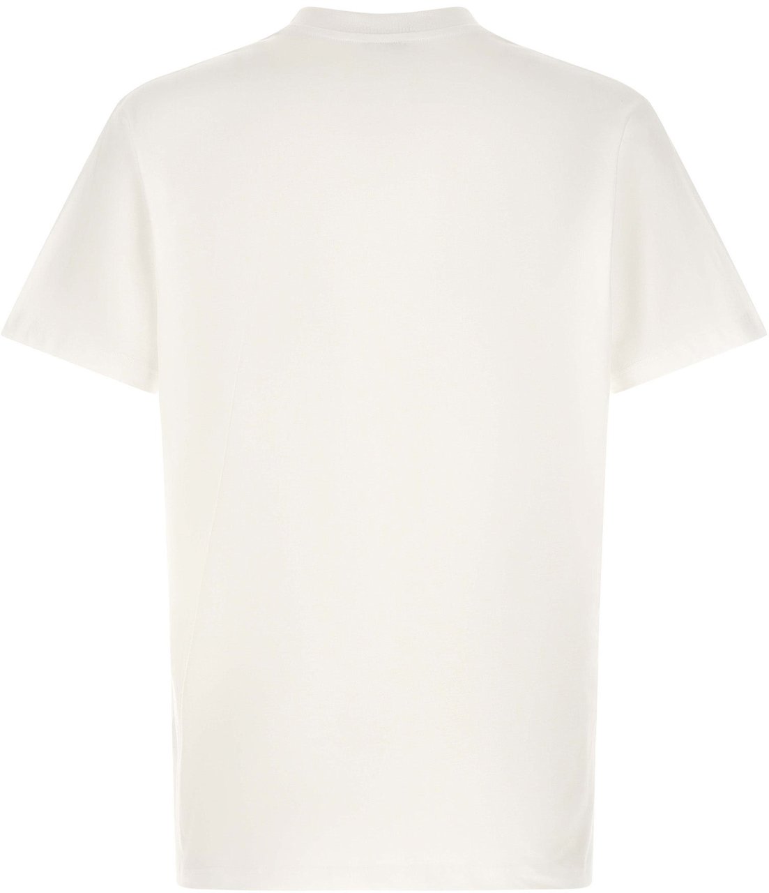 Moschino White Cotton T-Shirt Blauw