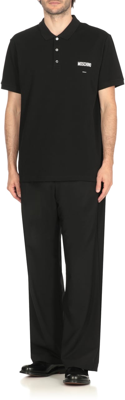 Moschino T-Shirts And Polos Black Zwart