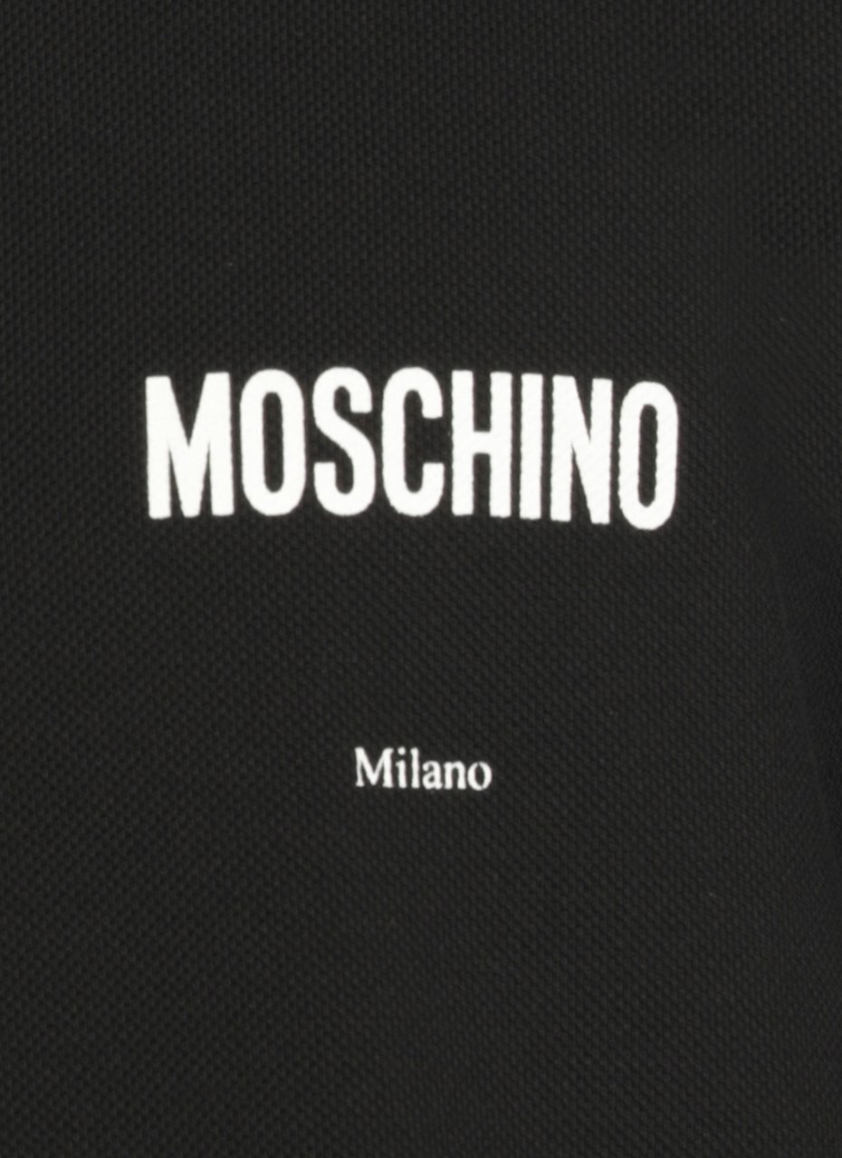 Moschino T-Shirts And Polos Black Zwart