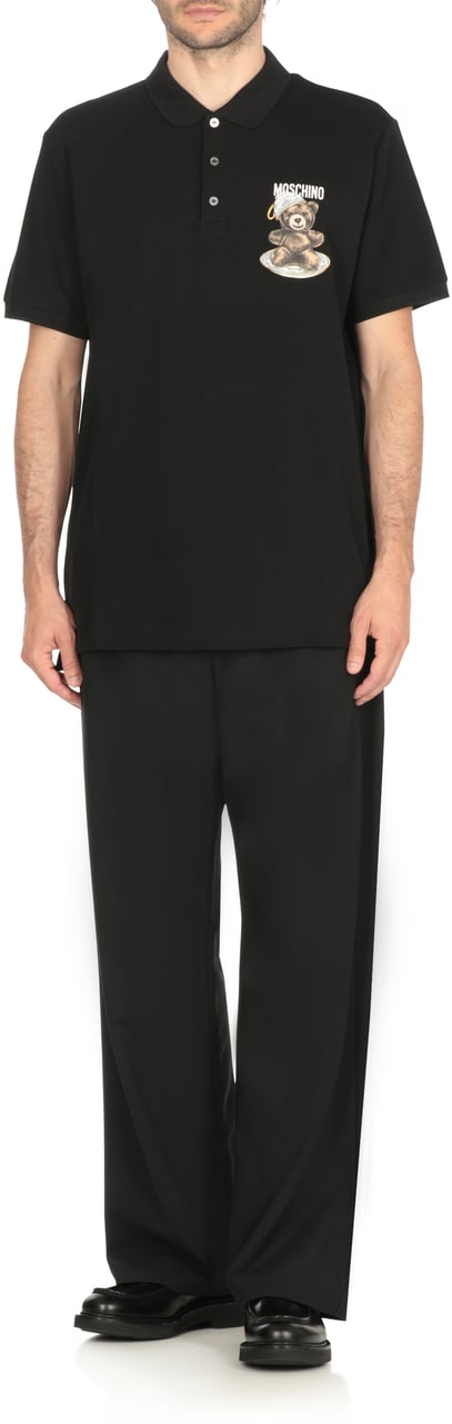 Moschino T-Shirts And Polos Black Zwart