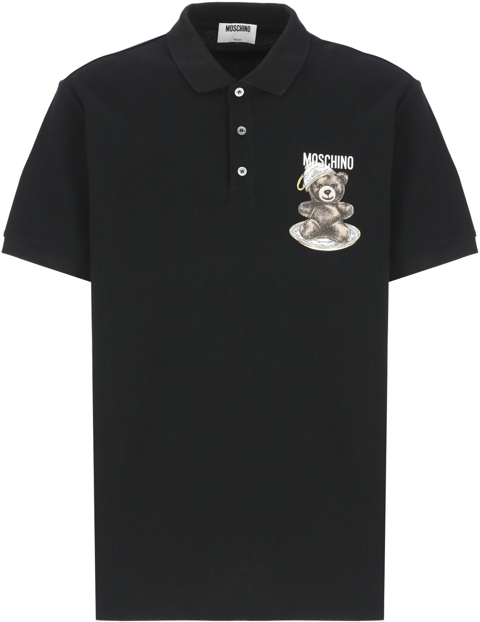 Moschino T-Shirts And Polos Black Zwart