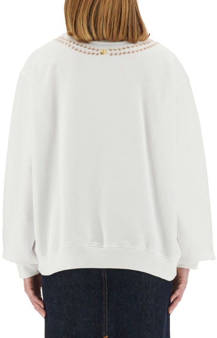 Moschino "Breakfast" Sweatshirt Wit