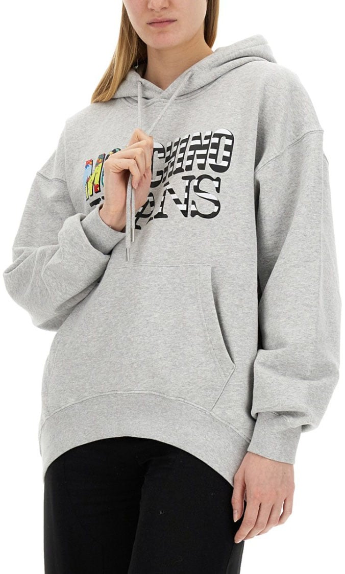 Moschino Oversized Grey Sweatshirt Grijs