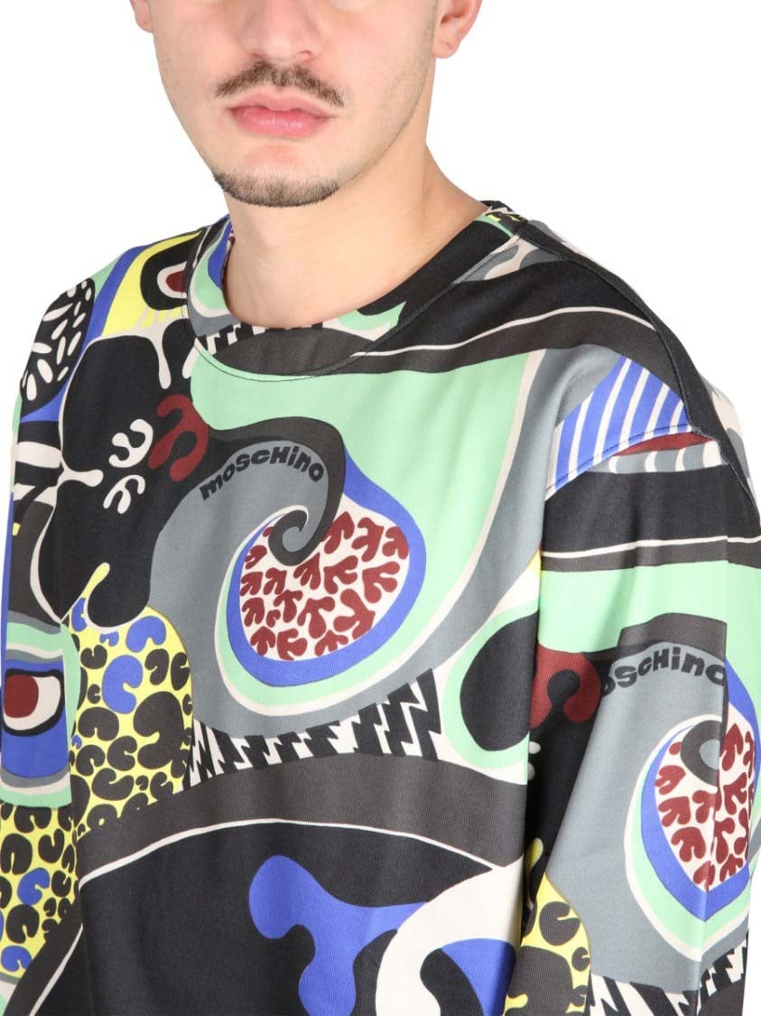 Moschino Psychedelic Print Sweatshirt Divers