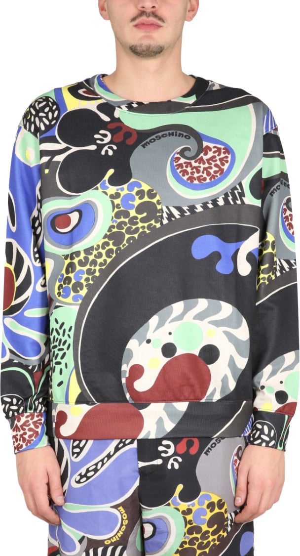 Moschino Psychedelic Print Sweatshirt Divers