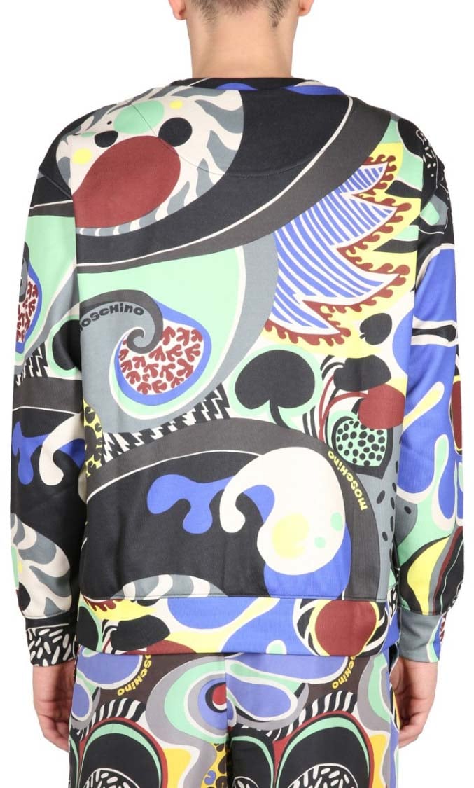 Moschino Psychedelic Print Sweatshirt Divers