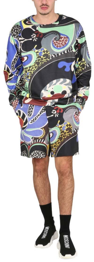 Moschino Psychedelic Print Sweatshirt Divers