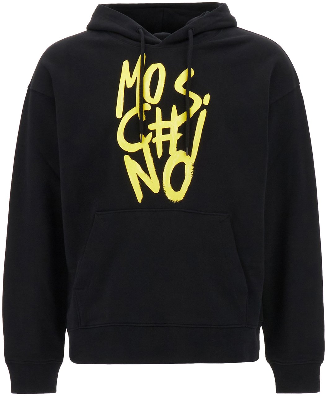 Moschino Moschino Black cotton sweatshirt Zwart
