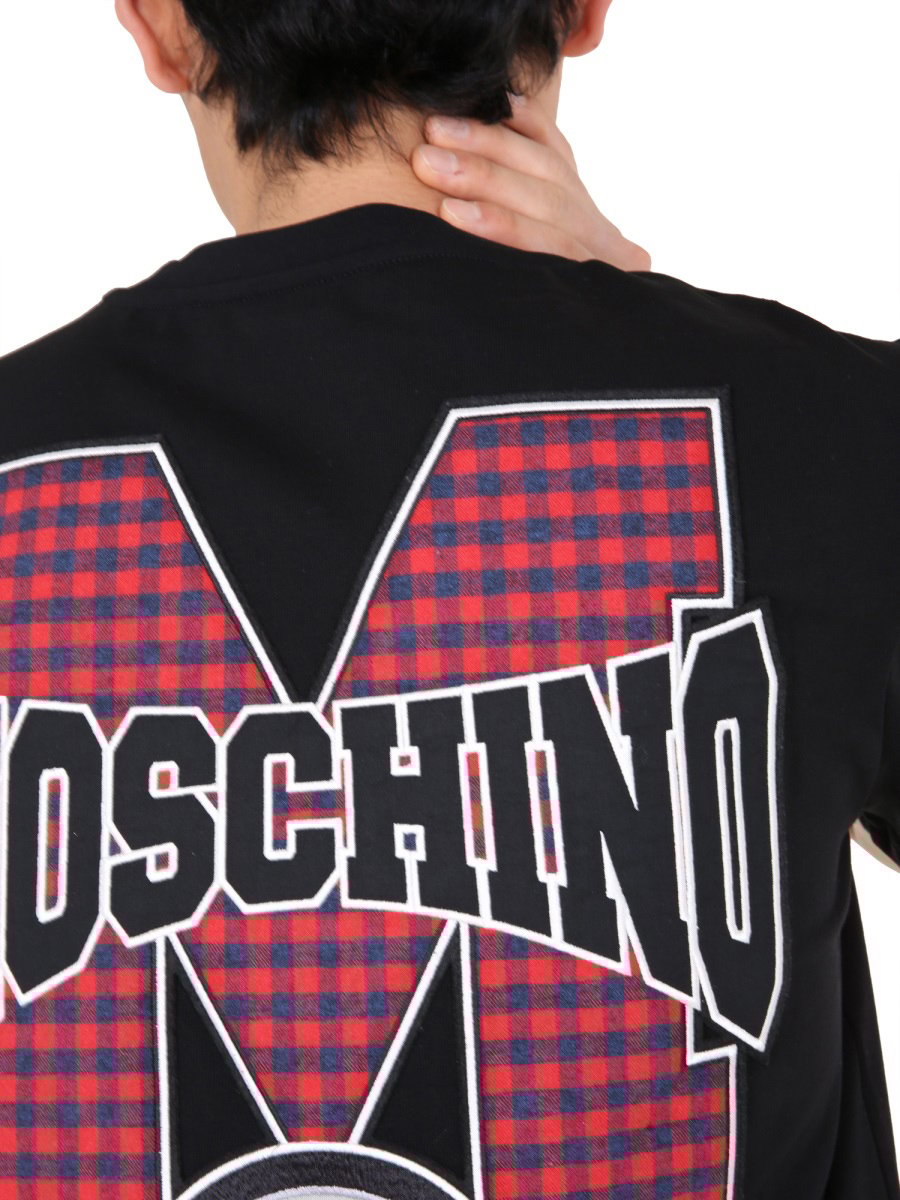 Moschino ROUND NECK T-SHIRT Zwart