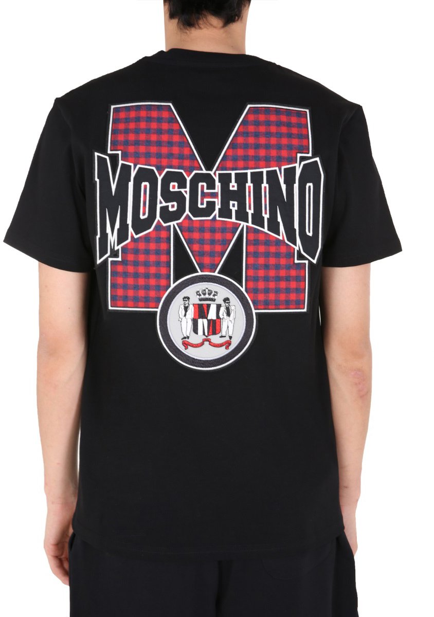 Moschino ROUND NECK T-SHIRT Zwart