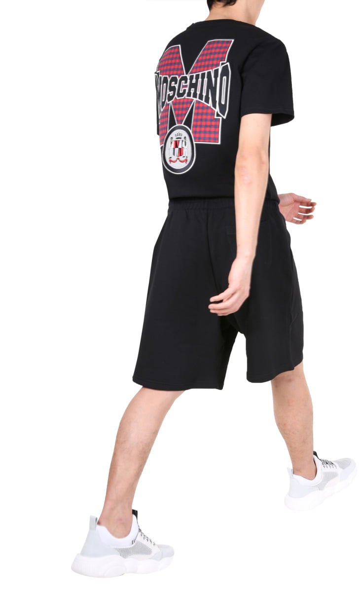 Moschino ROUND NECK T-SHIRT Zwart