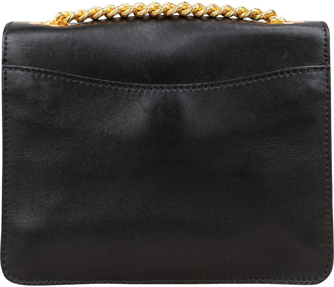 Moschino Moschino Leather Lettering Emblem Crossbody Bag Zwart