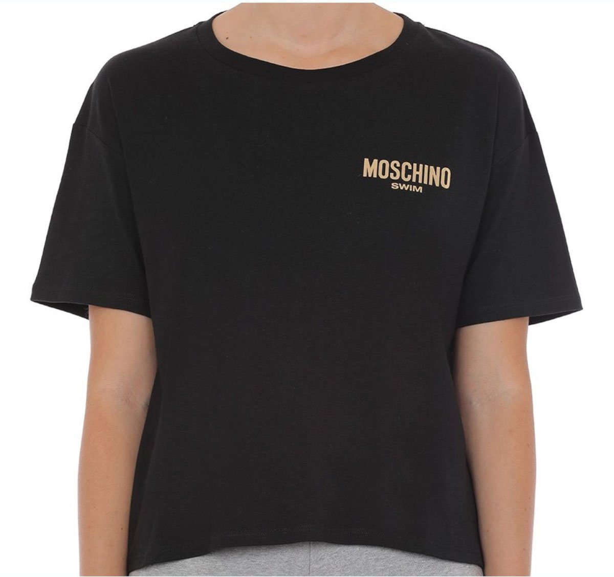 Moschino T-Shirts And Polos Black Zwart