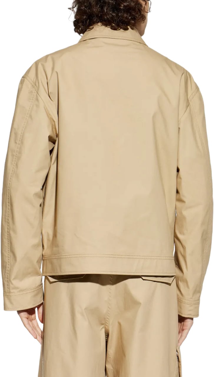Moschino Boxy Silhouette Moschino Capospalla Jacket Neutraal