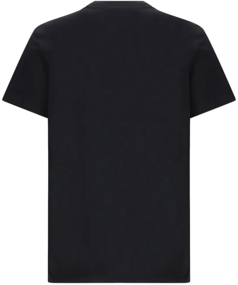 Moschino Graphic Spiral Design T-Shirt With Iconic Moschino Print Zwart