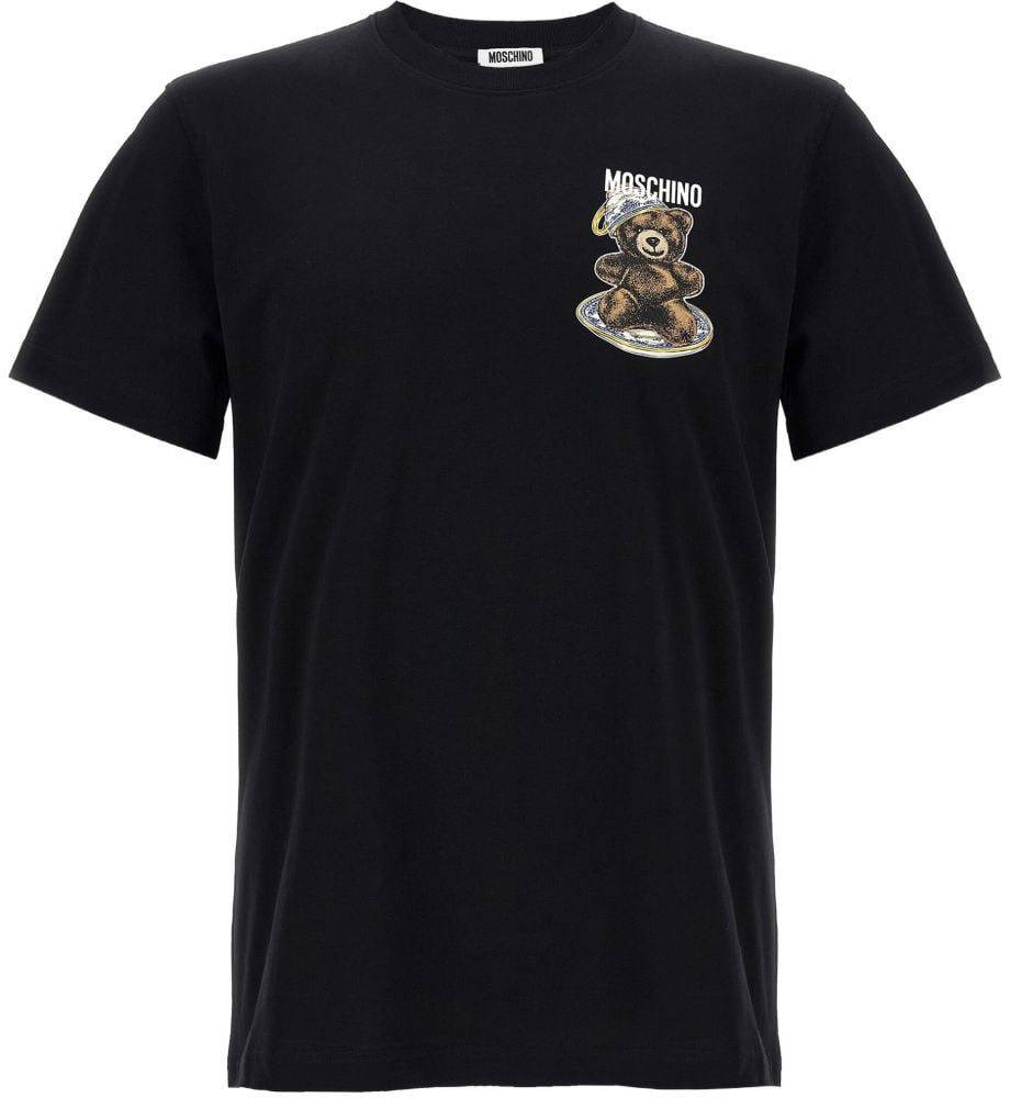 Moschino Crew Neck T-Shirt Zwart