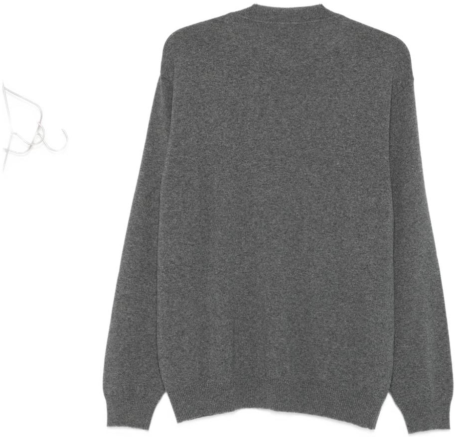Moschino Logo Print Grey Sweatshirt Grijs