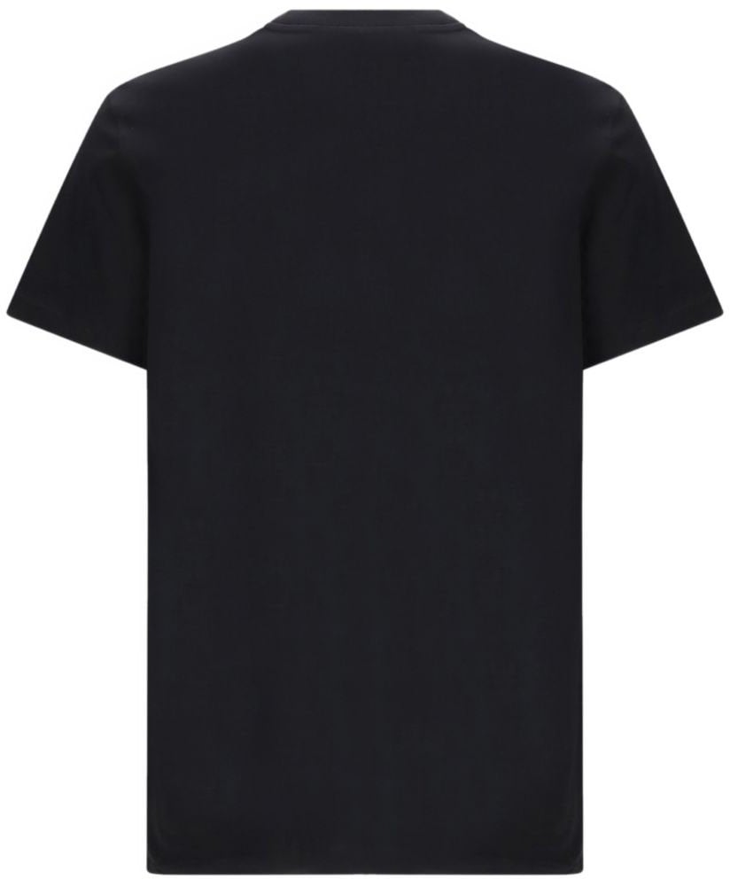 Moschino Short-Sleeve T-Shirt With Board Game-Inspired Design Zwart