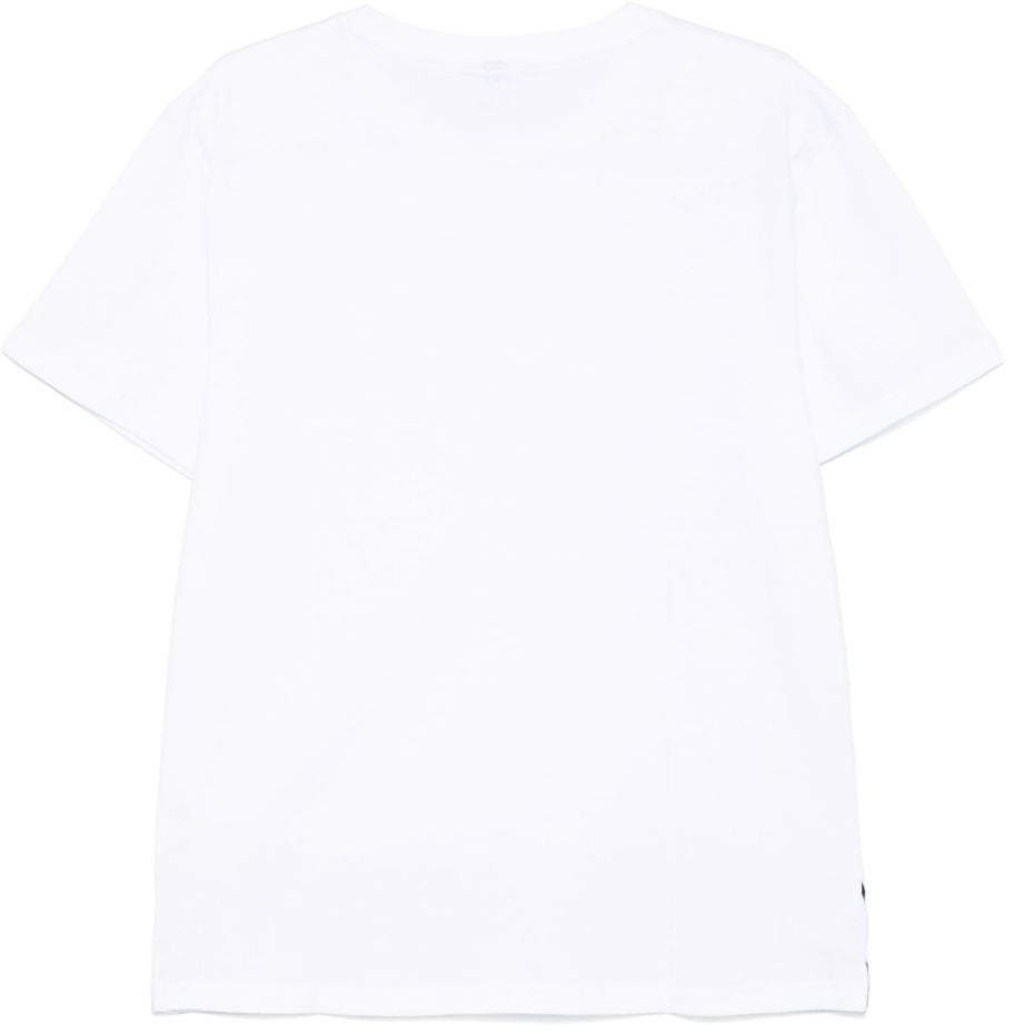 Moschino Graphic White Crew Neck T-Shirt Wit