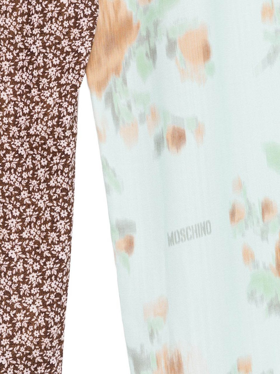 Moschino Multicolour Floral Cotton Trousers Roze