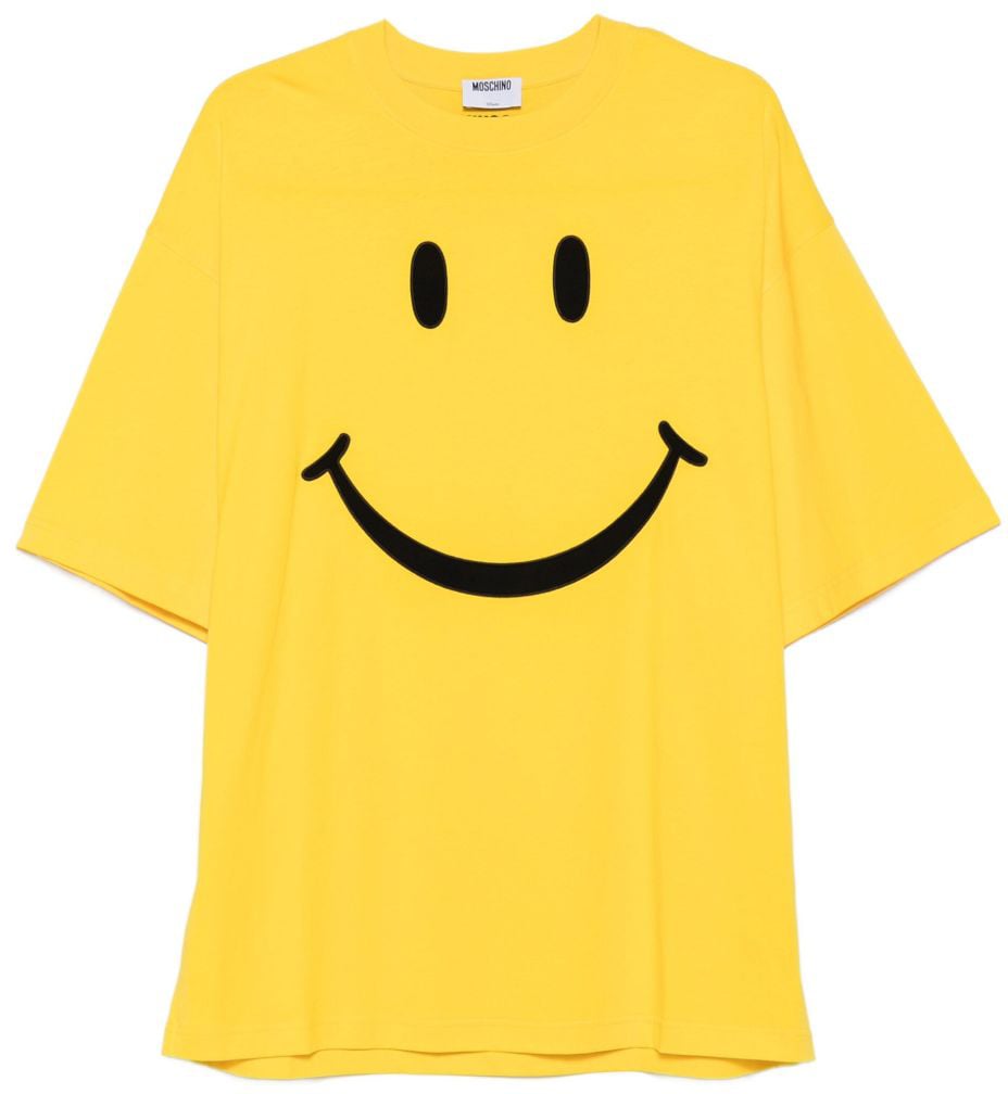 Moschino Relaxed Fit Round Neck T-Shirt Goud