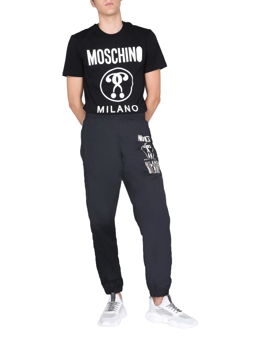 Moschino NYLON JOGGING PANTS Zwart