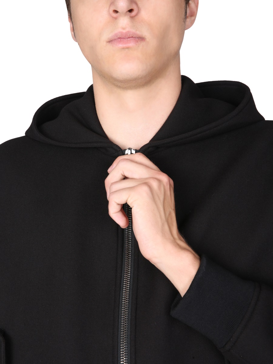 Moschino JACKET WITH LOGO Zwart