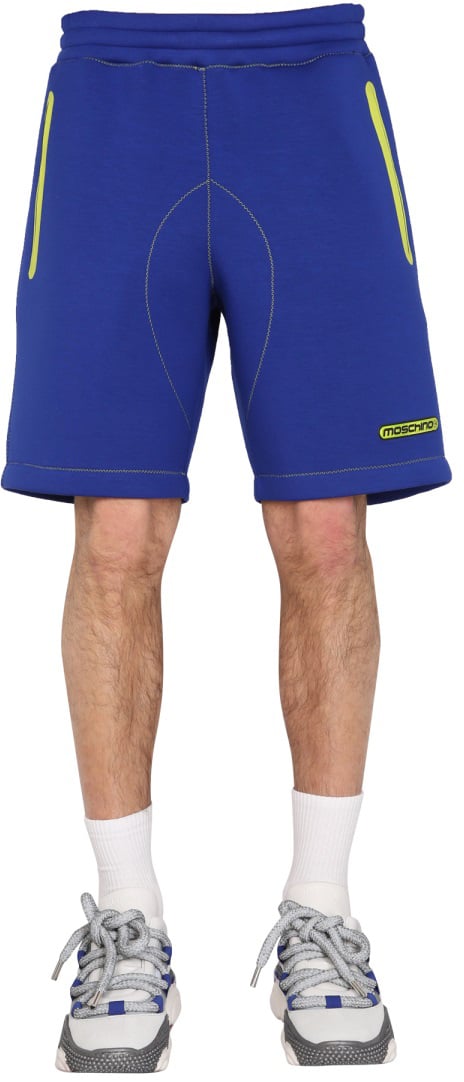 Moschino LOGO SHORT Blauw