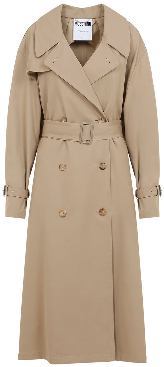 Moschino Cotton Nylon Coat Divers