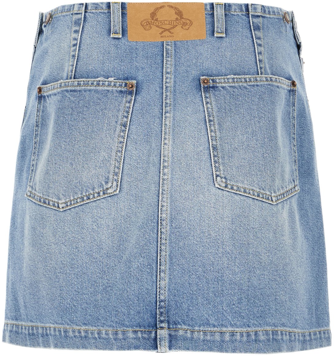 Moschino Moschino Denim skirt Blauw
