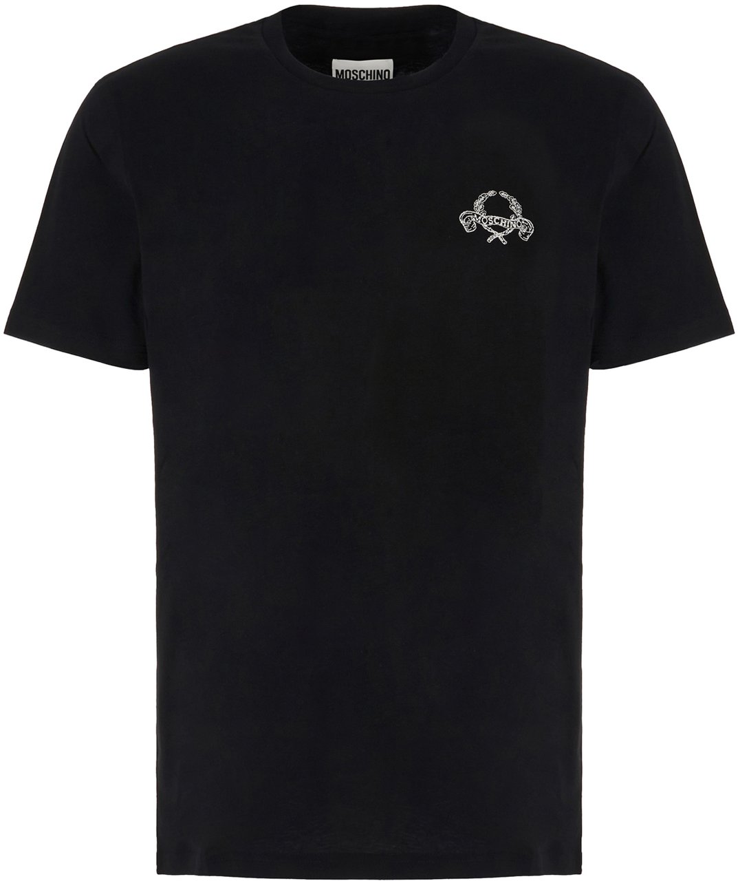 Moschino Moschino Black cotton t-shirt Zwart