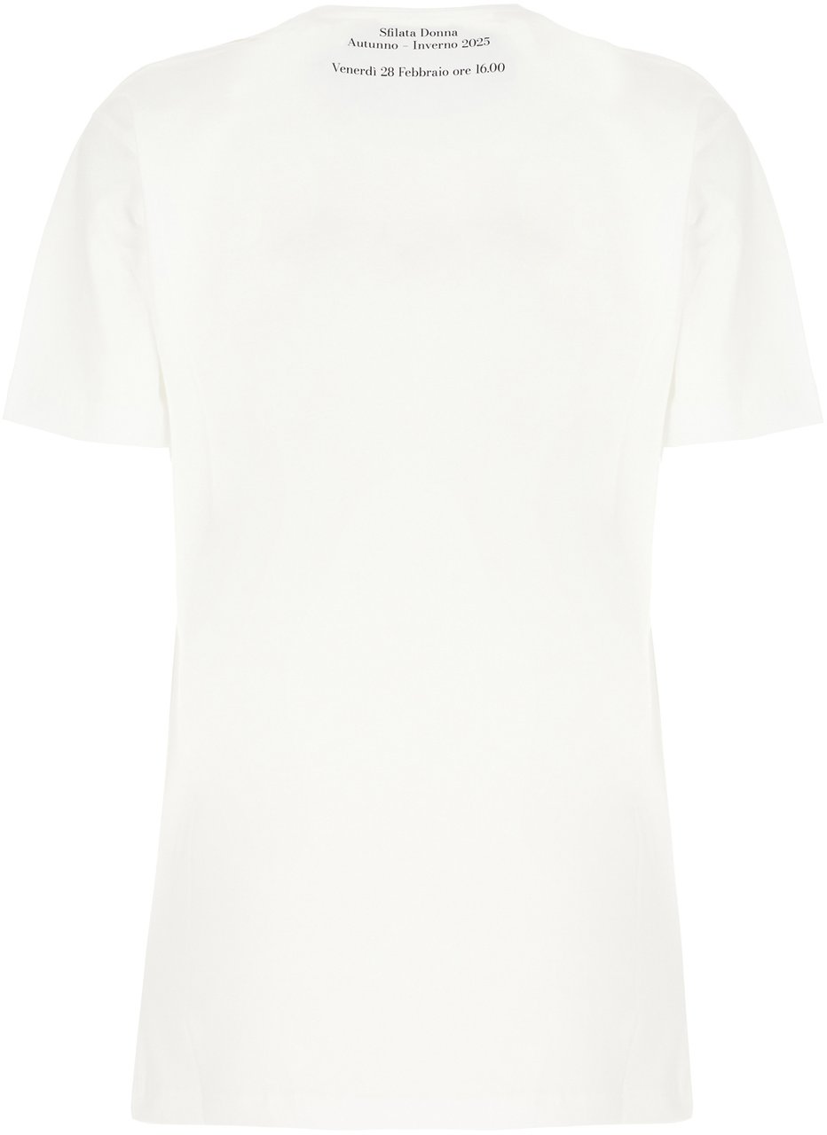 Moschino White cotton t-shirt Wit