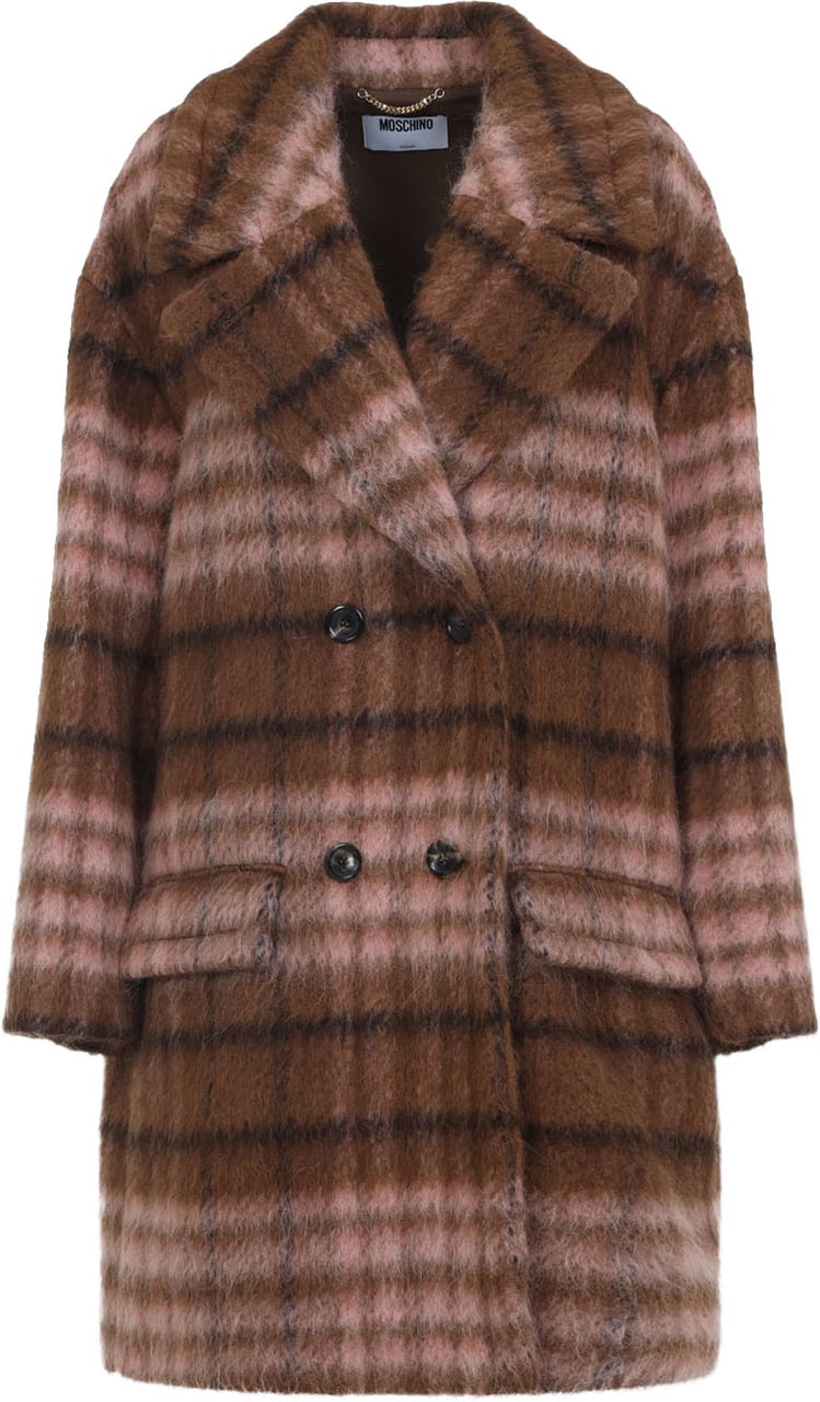 Moschino Check Coat Divers