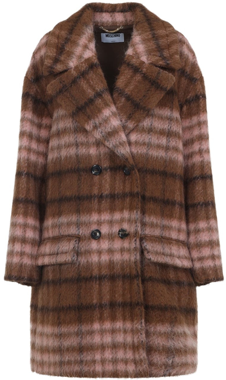 Moschino Check Coat Divers