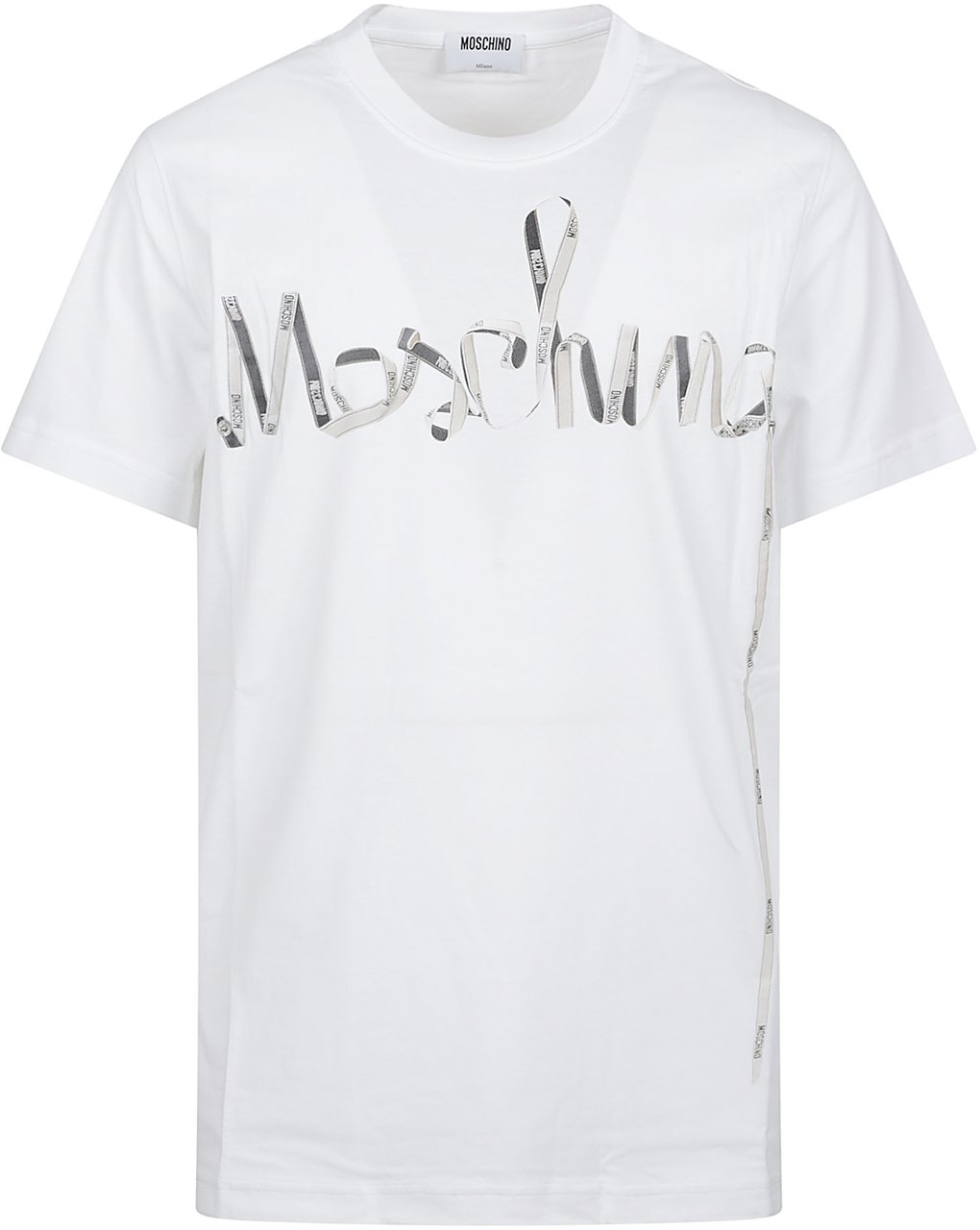 Moschino Logo Printed T-shirt White Wit